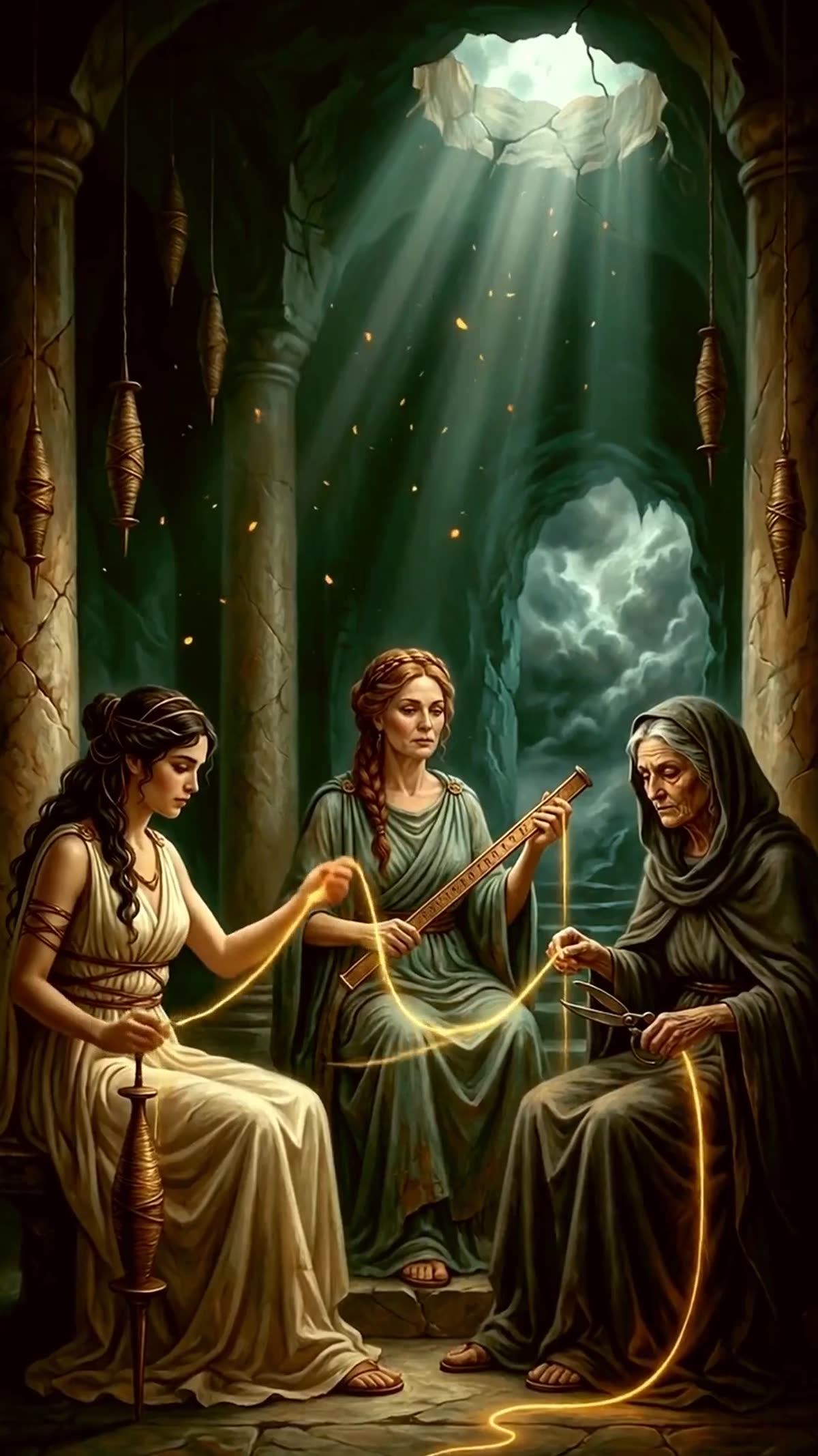 The Three Fates and the Thread of Life