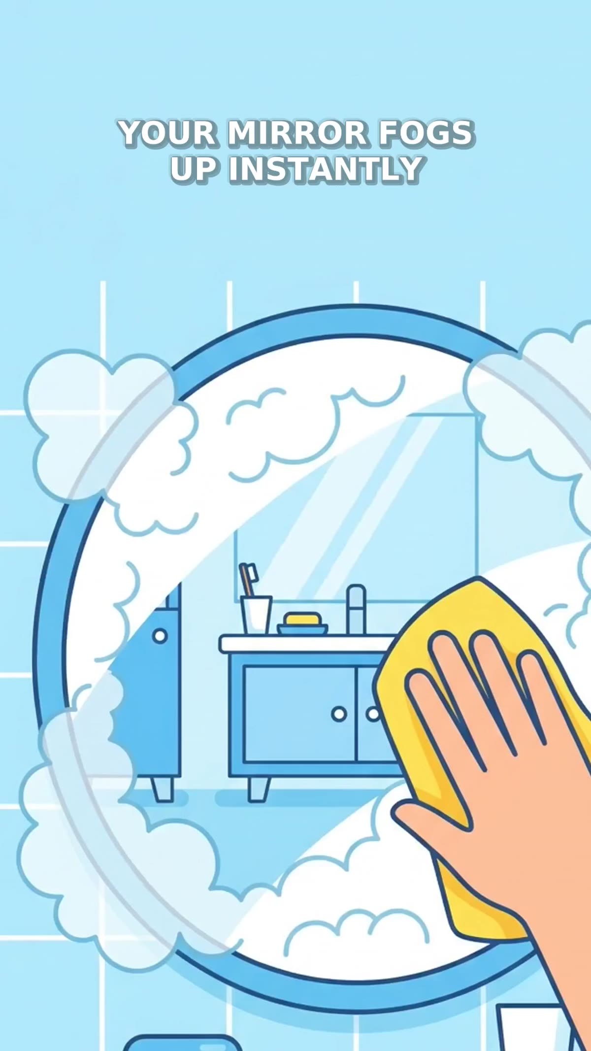 Prevent Foggy Bathroom Mirror Fast