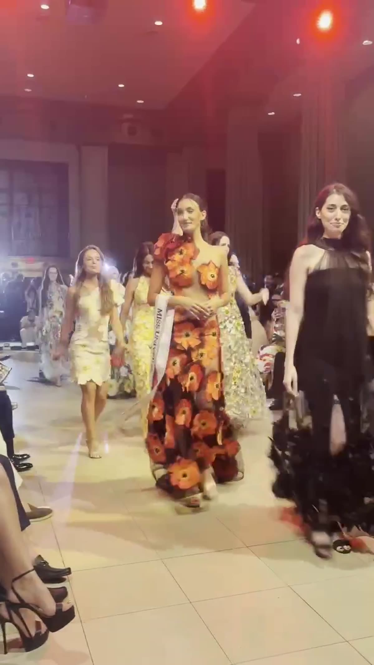 Bold Floral Fashion Show Runway Collection | Fashion | William Lebovics