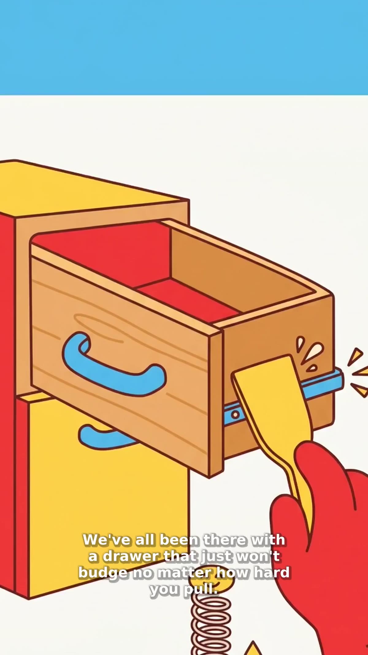 Unstick Stuck Drawers Without Force