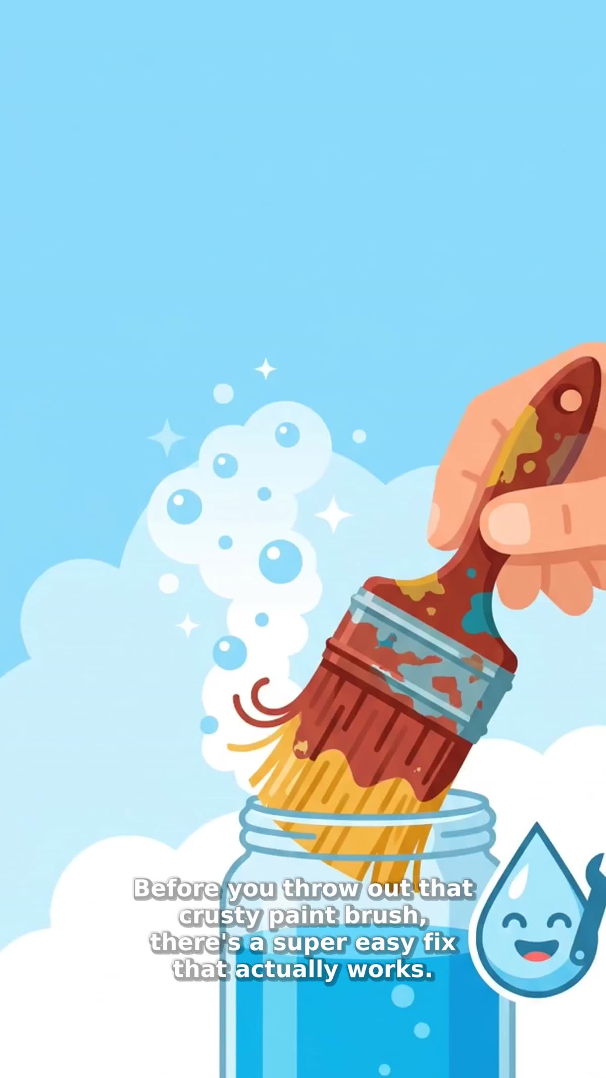 Restore Hardened Paint Brushes Instantly