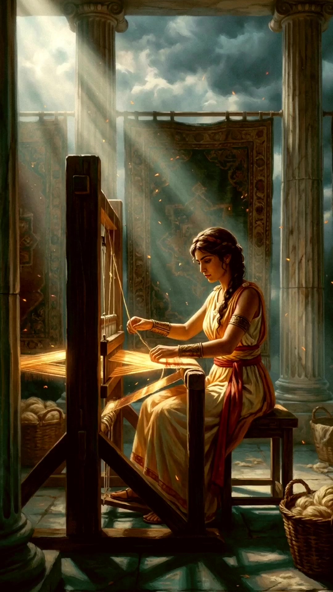 The Story of Arachne and Athena's Weaving Contest