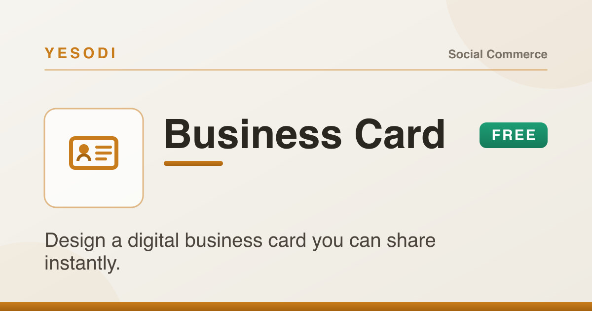 Free Digital Business Card Maker