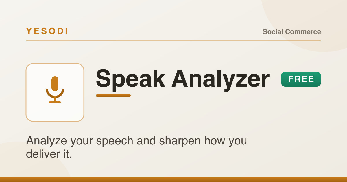 Free AI Speaking Coach