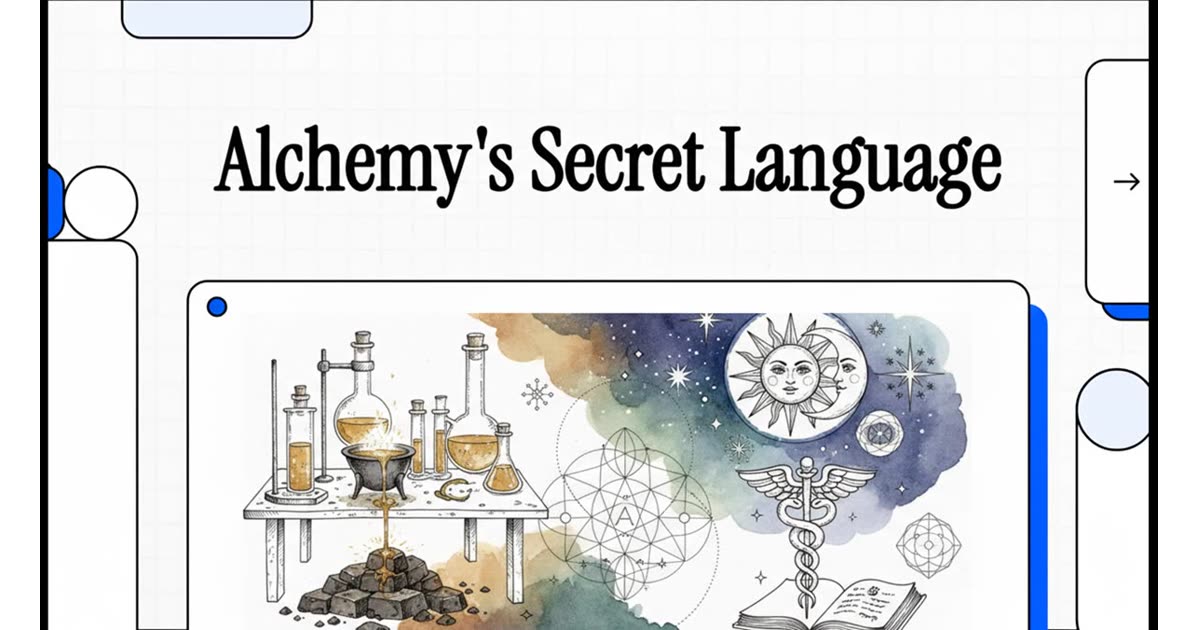 Alchemy's Secret Language Unveiled