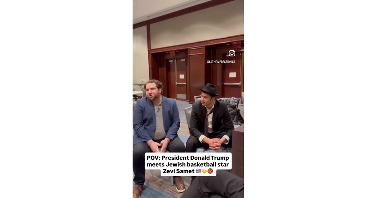 President Donald Trump Meets Jewish Basketball Star | News | Will