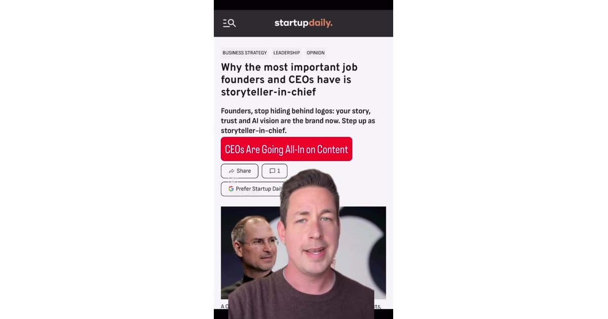 Influencer CEOs and the Power of Storytelling | Business | William Lebovics