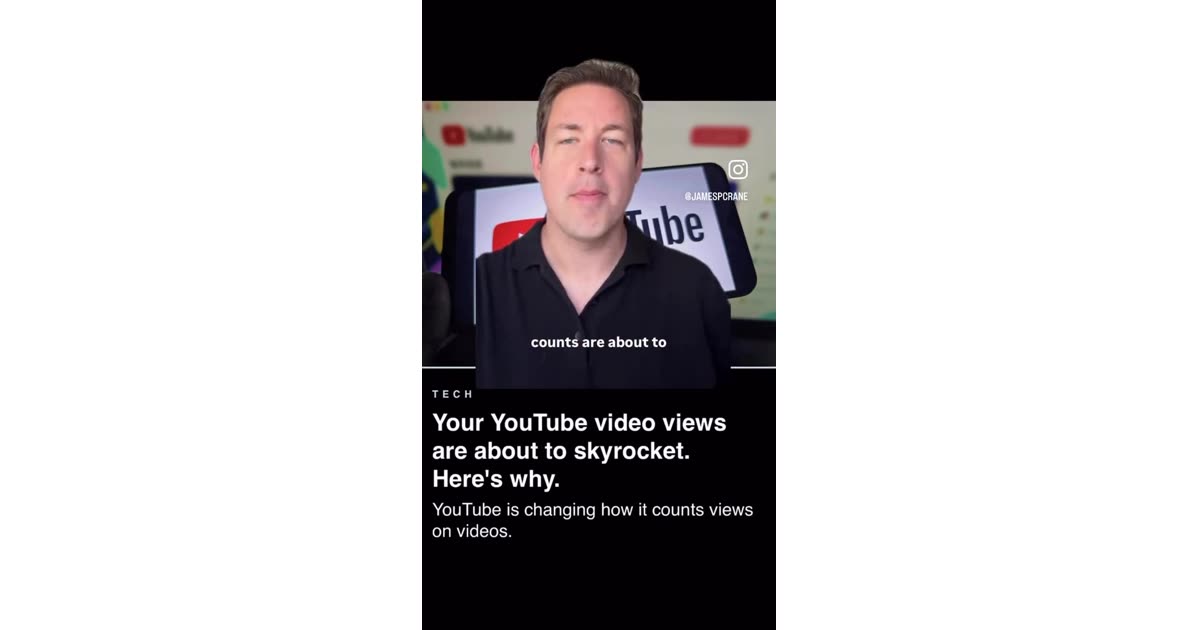 YouTube View Counts to Skyrocket | Technology | William Lebovics