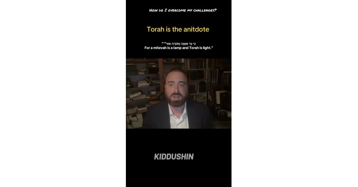 Torah: The Antidote to Challenges | Education | William Lebovics