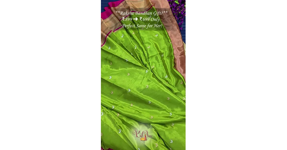 Raksha Bandhan Gift? Perfect Saree for Her! | Fashion