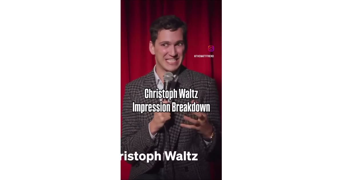 Christoph Waltz Impression Breakdown | Comedy | William Lebovics