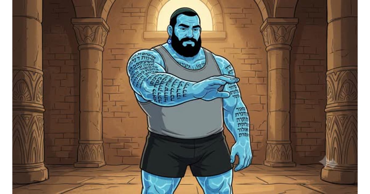 Moshe Hammer Character Illustration