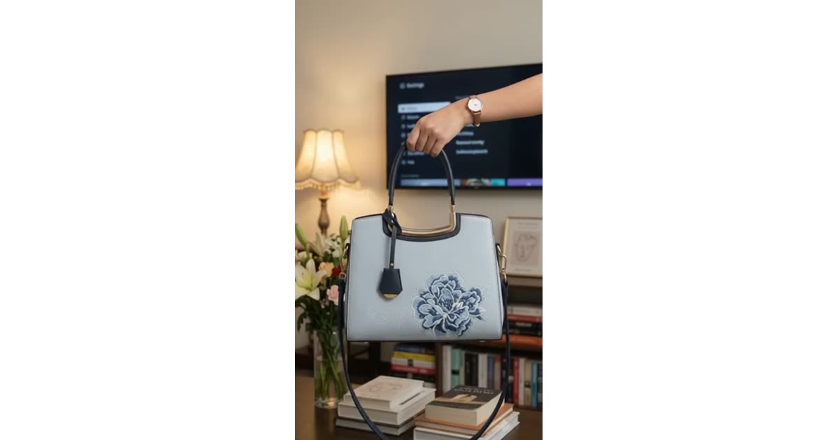 Sophisticated Handbag with Floral Detail | Fashion | Ramel Canales