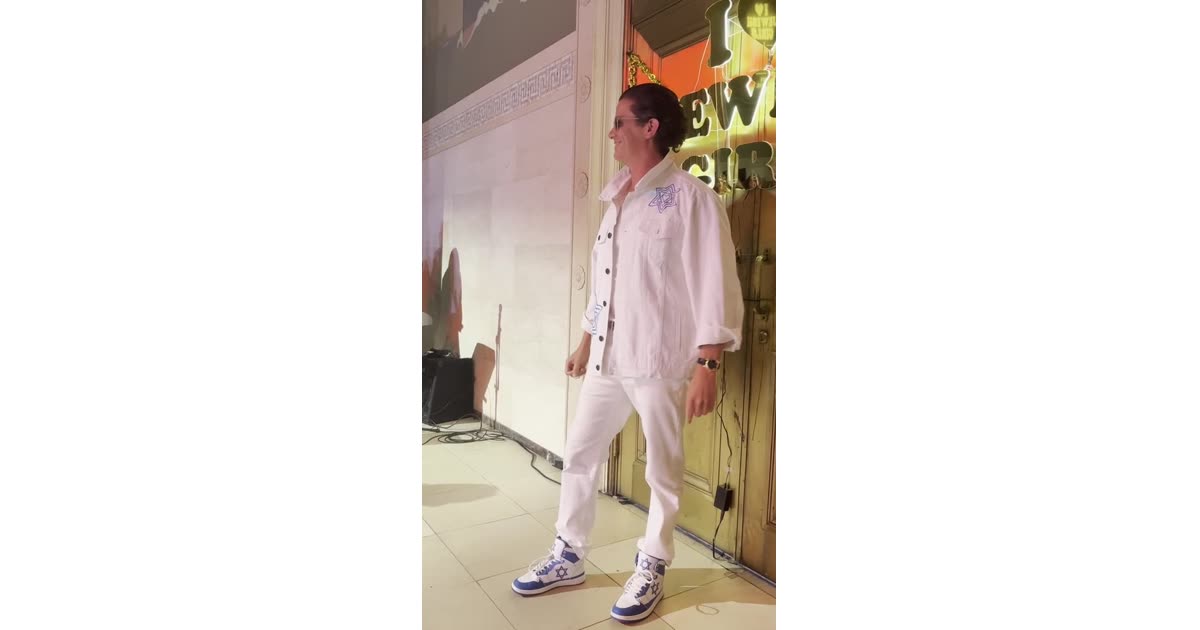 All-White Outfit with Star of David Details | Fashion | William Lebovics