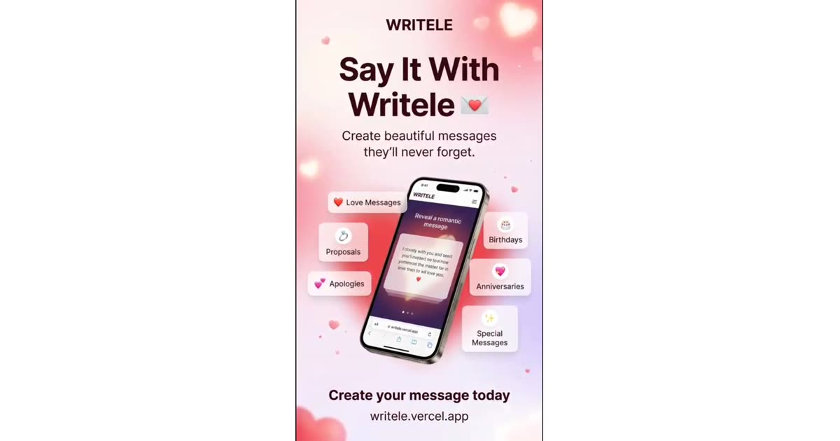 Writele App Creates Beautiful Messages | Technology | Collins