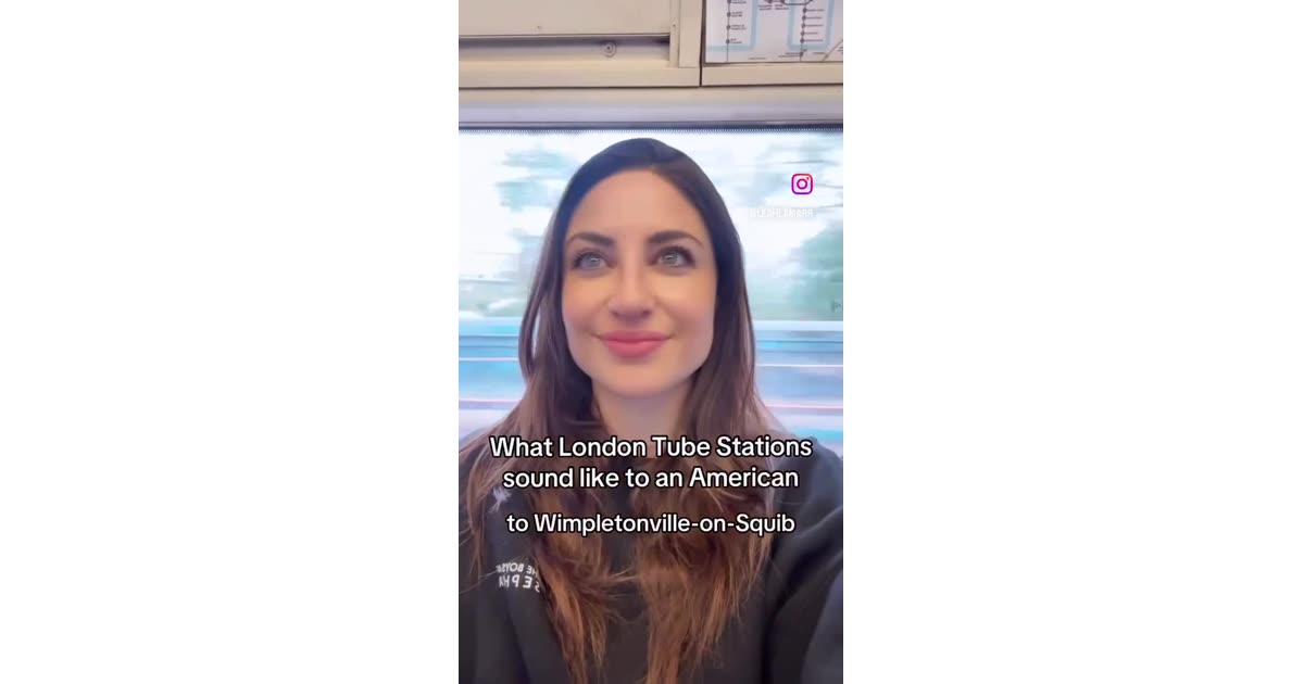 What London Tube Stations Sound Like to Americans LL Comedy | William Lebovics