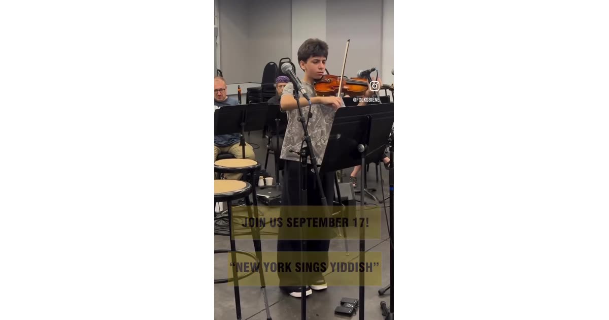 New York Sings Yiddish, September 17 | Music | William Lebovics
