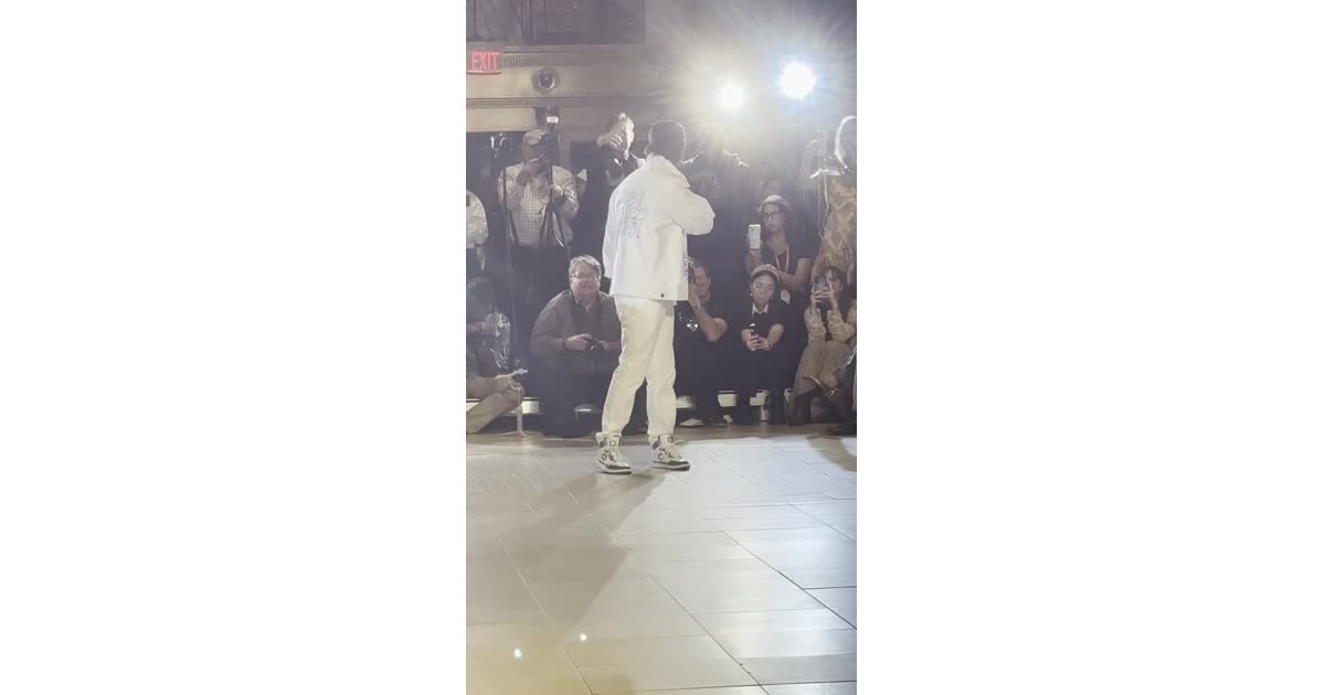 Ari Ackerman, Owner of the Florida Marlins, walks the Jewish Runway