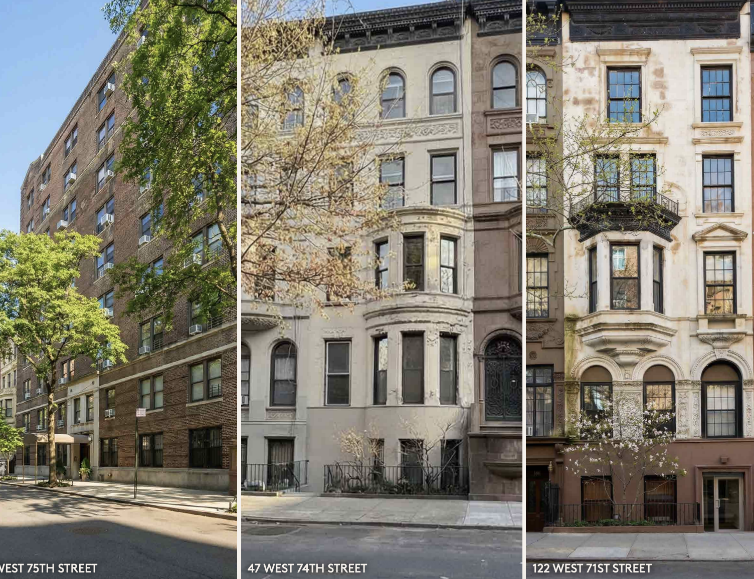 3 Building Portfolio 15W 75TH ST - 47W 74TH ST - 122W 71ST ST