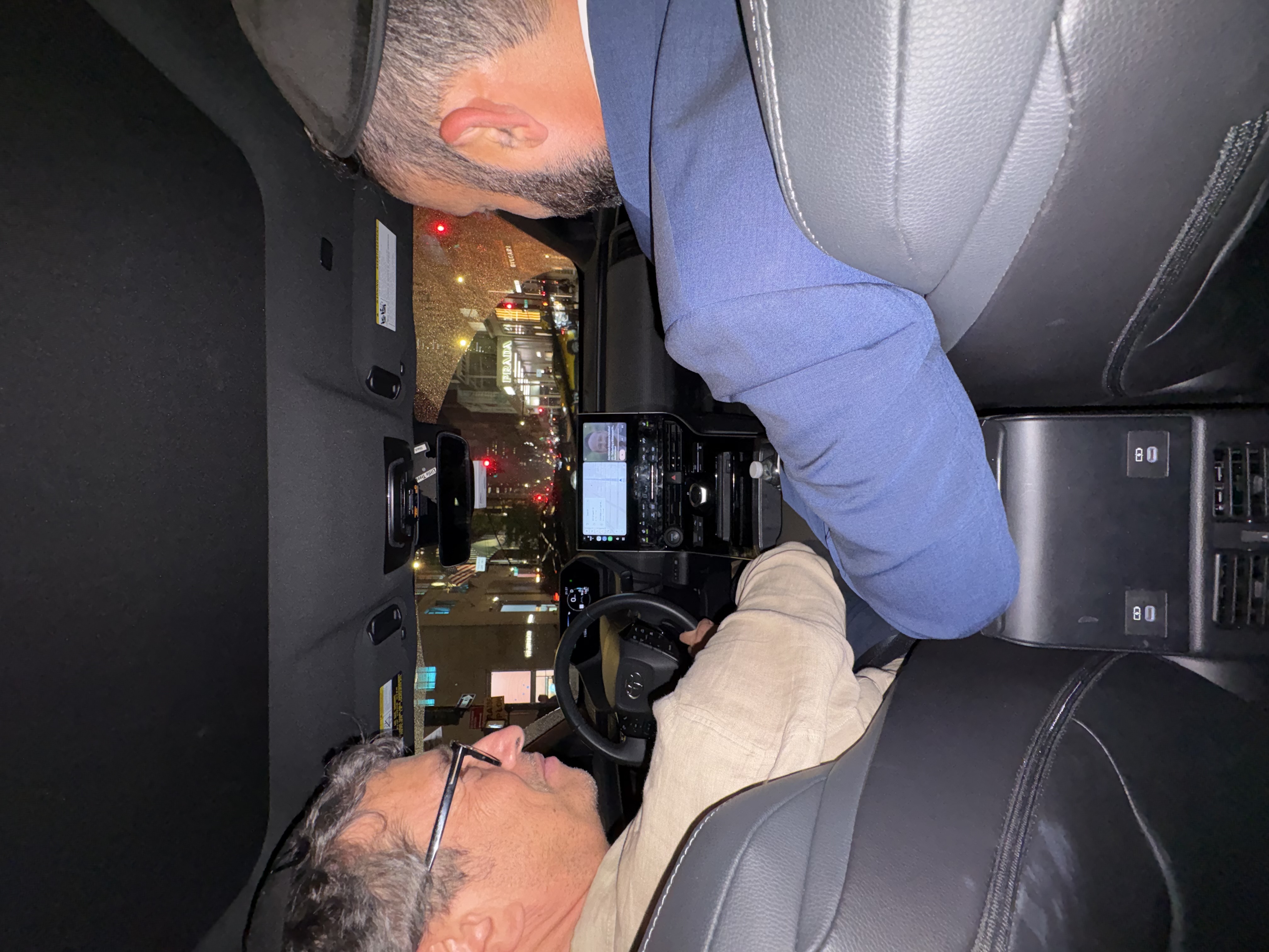 Evening drive through the city lights with great company… — Will on YESODI