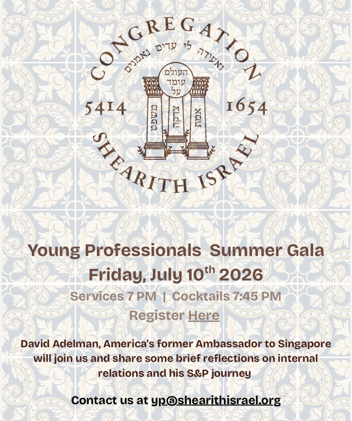 Young Professionals Summer Gala | Will | YESODI