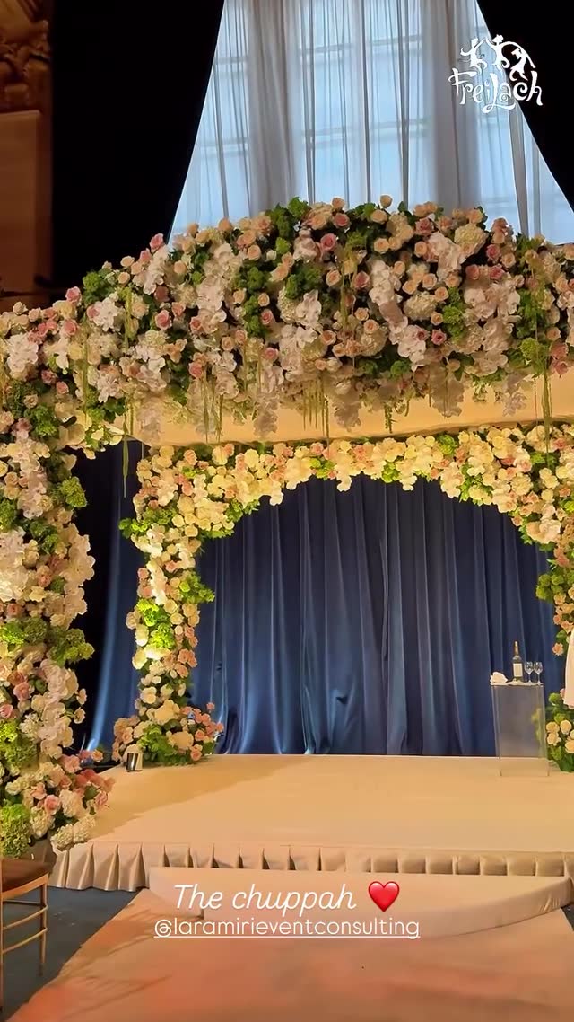 Elegant Floral Chuppah for Wedding Ceremony | Lifestyle | Will | YESODI
