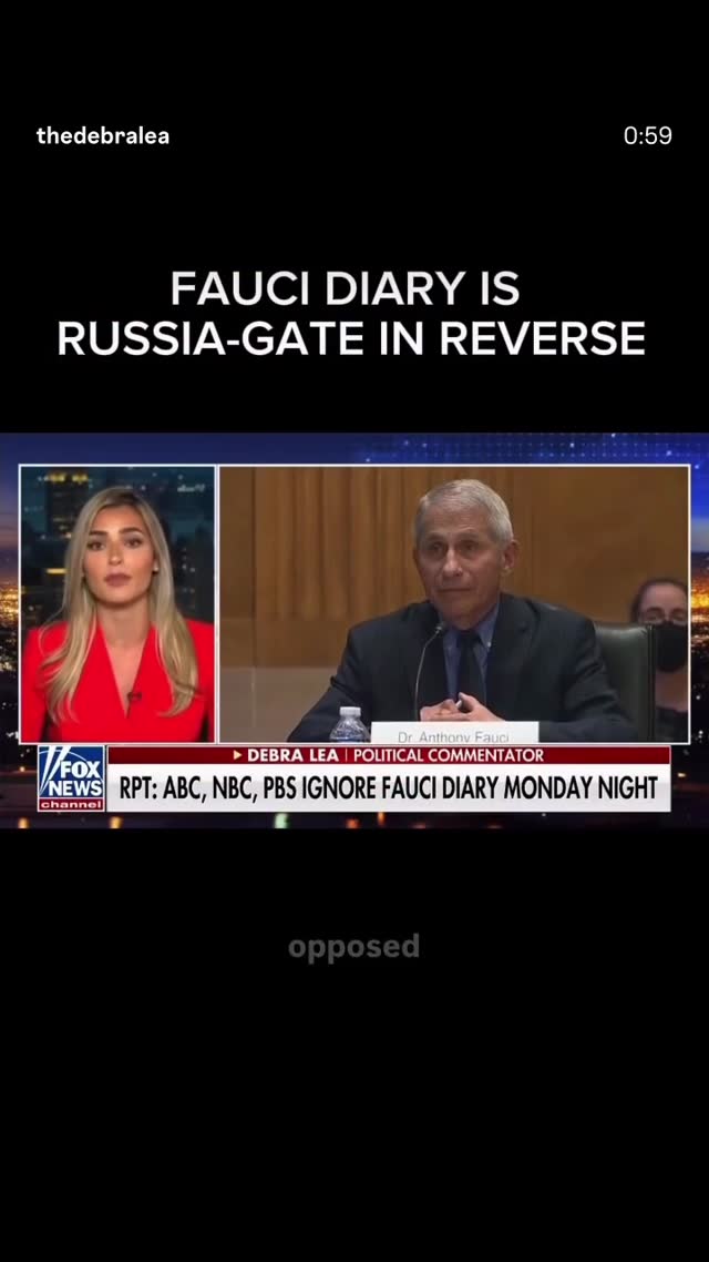 Debra Lea on Fauci | News | Will