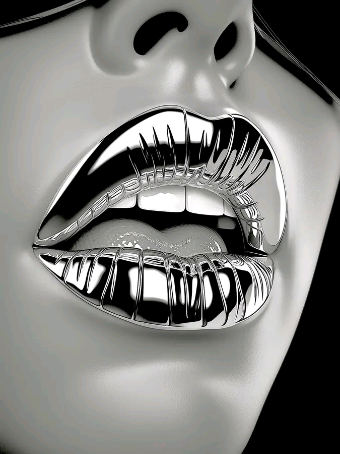 Striking Monochromatic Digital Art Sculpture | YESODI