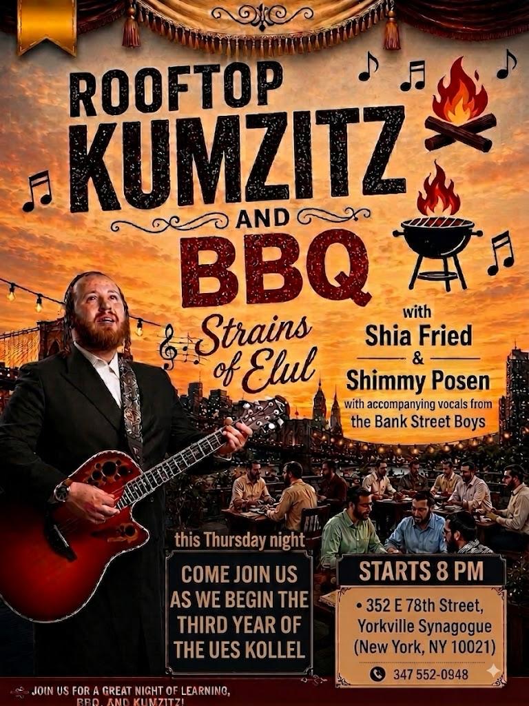 Rooftop Kumzitz and BBQ This Thursday | YESODI