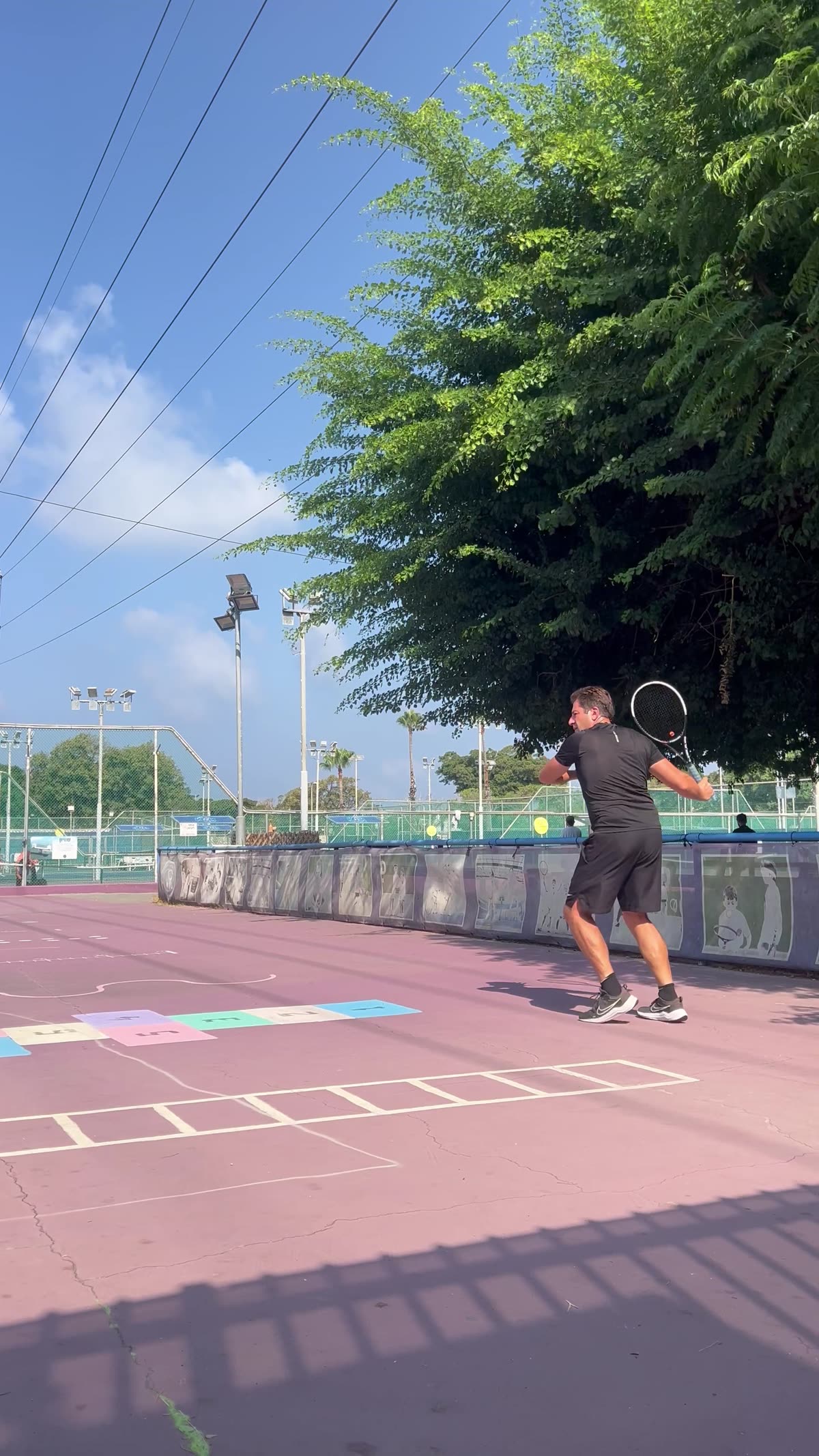 Tennis Training on a Beautiful Day | Sports | Guy Evgeni Levin