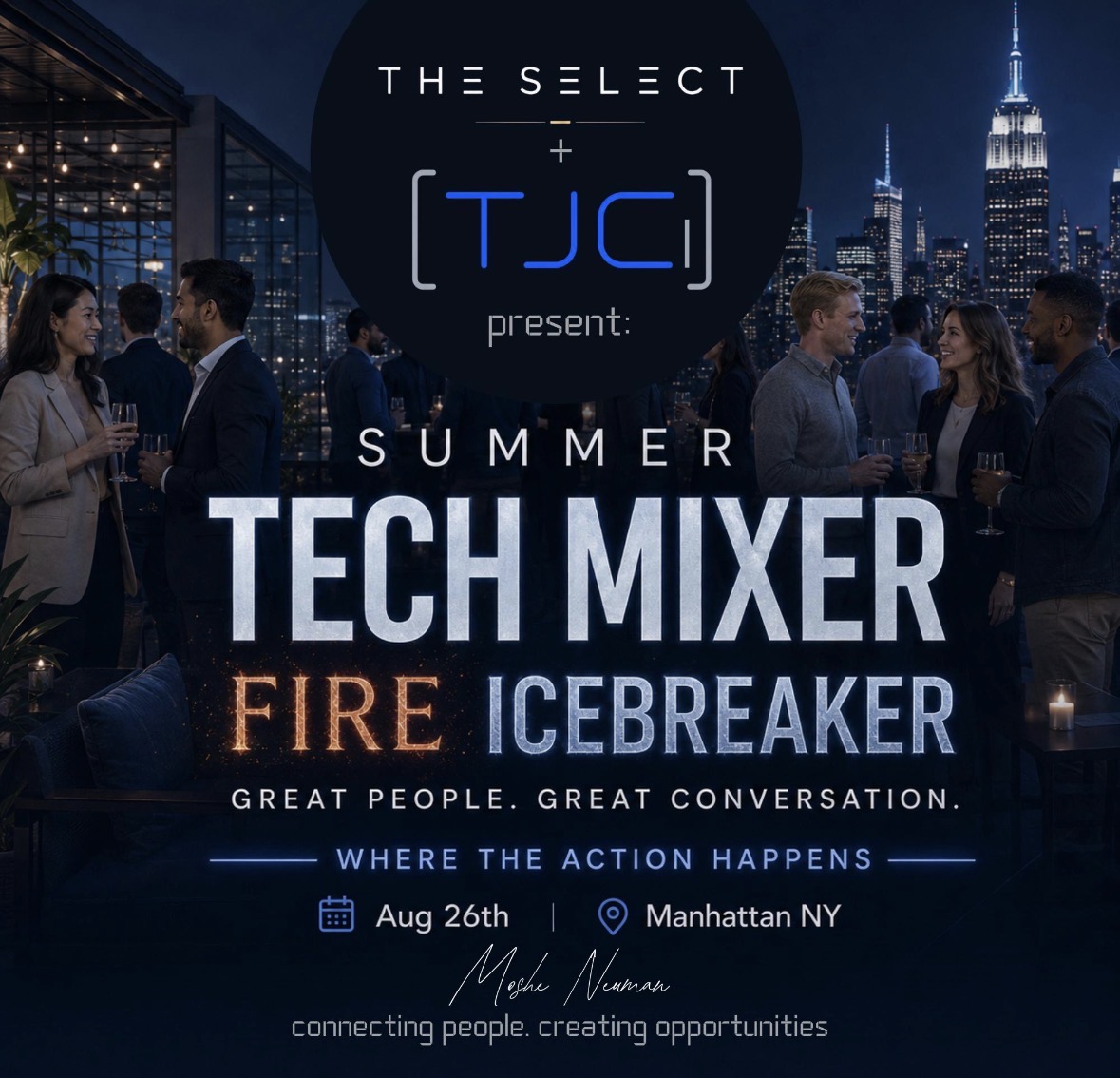 Summer Tech Mixer Fire Icebreaker Event | Business | William Lebovics | YESODI