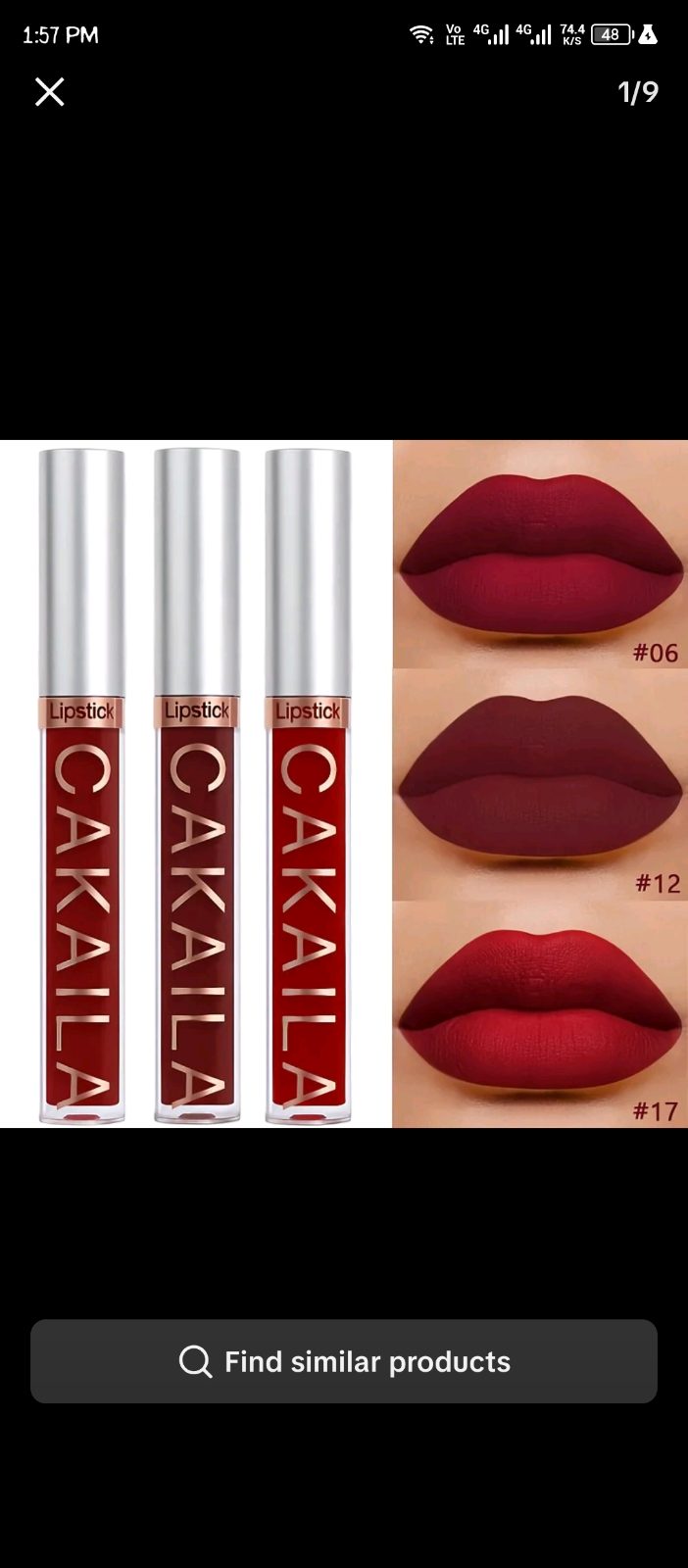 Cakaila 18 color Lip gloss Lipstick 💄 · 💄✨ **Lips na… | Jahyaden on YESODI