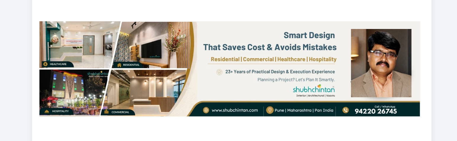 Shubhchintan | Interior Design, Architectural Design and Vedic Vaastu Consultancy | Pune