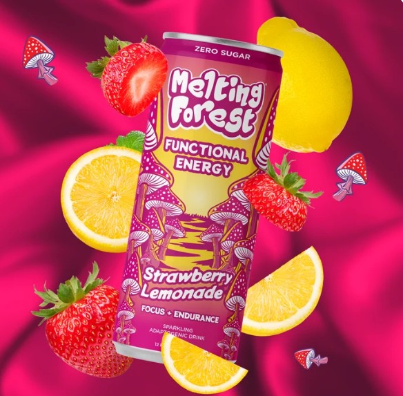 Melting Forest Strawberry Lemonade 12 Pack | Energy Drink