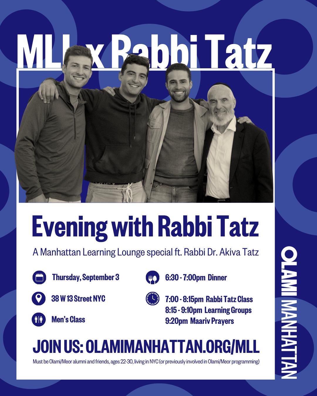 Evening with Rabbi Tatz | Education | William Lebovics | YESODI