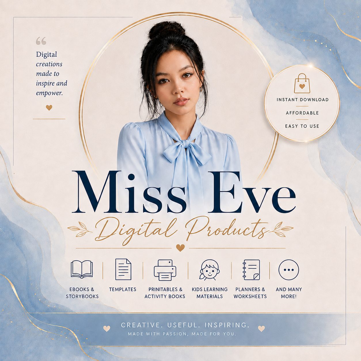 Miss Eve Digital Products Collection | Business | Ms.Eve | YESODI