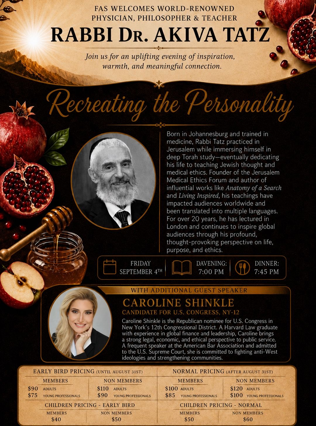 Recreating the Personality with Rabbi Dr. Akiva Tatz | Education | William Lebovics | YESODI