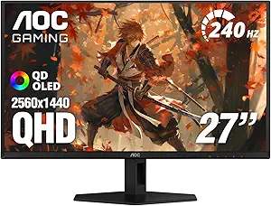 AOC Q27GAZD 27 Gaming Monitor | QHD QD OLED 240Hz | Amazon.com