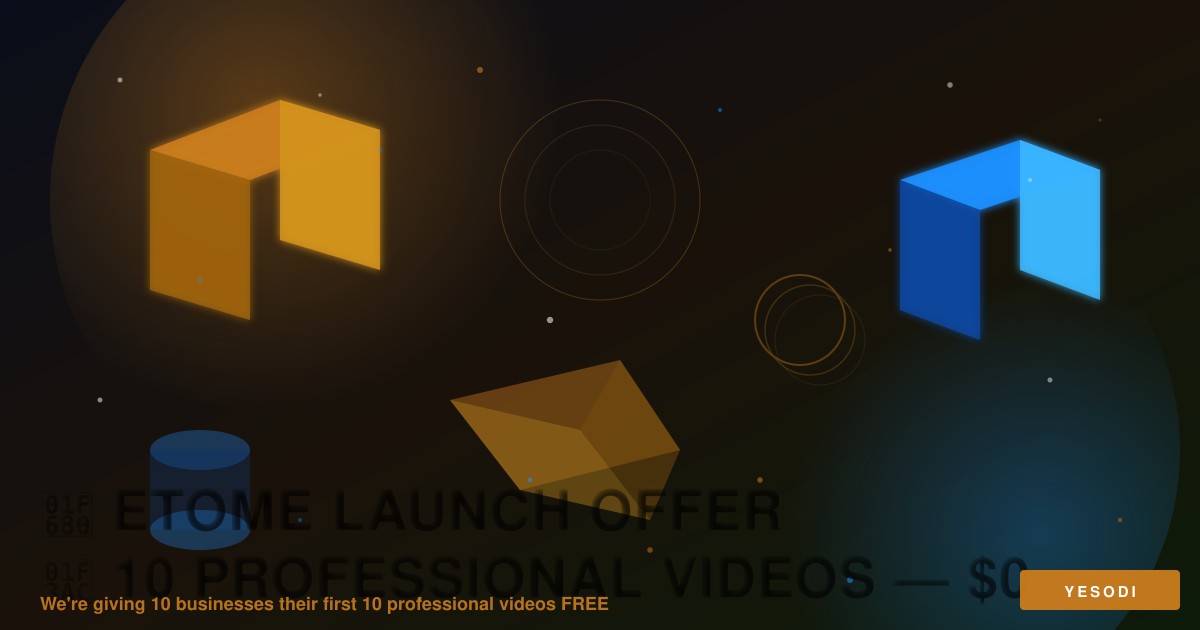 🎬 10 PROFESSIONAL VIDEOS — $0 | YESODI
