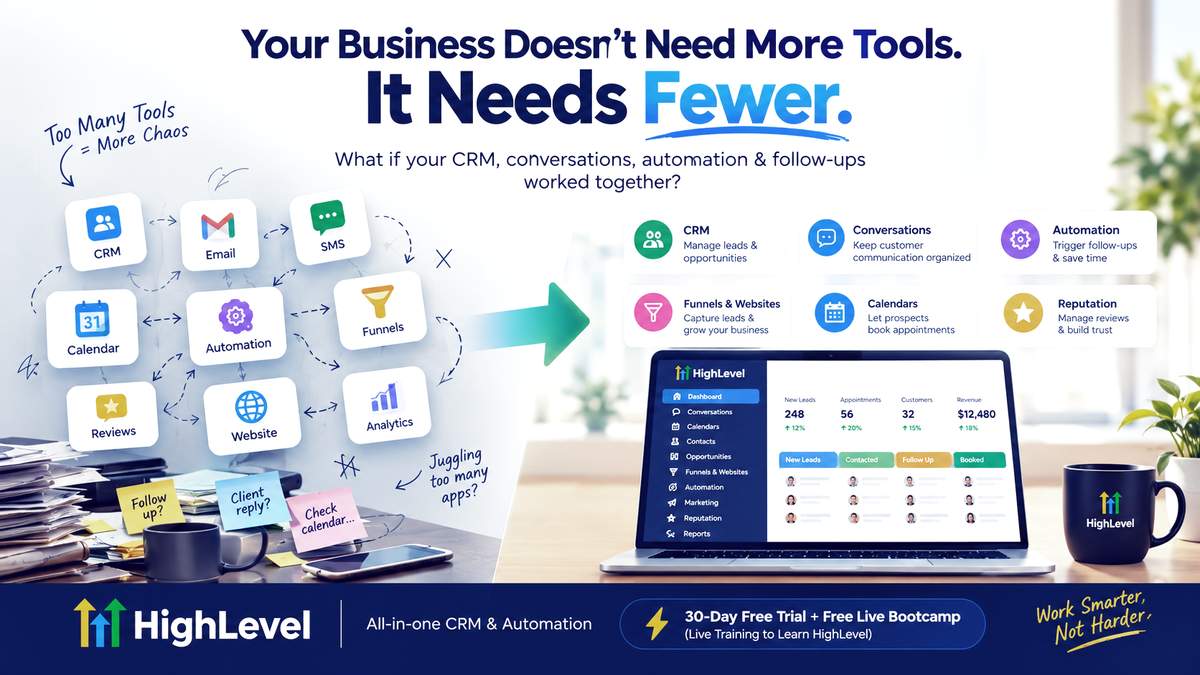 Your Business Doesn’t Need More Tools. It Needs Fewer. 👀