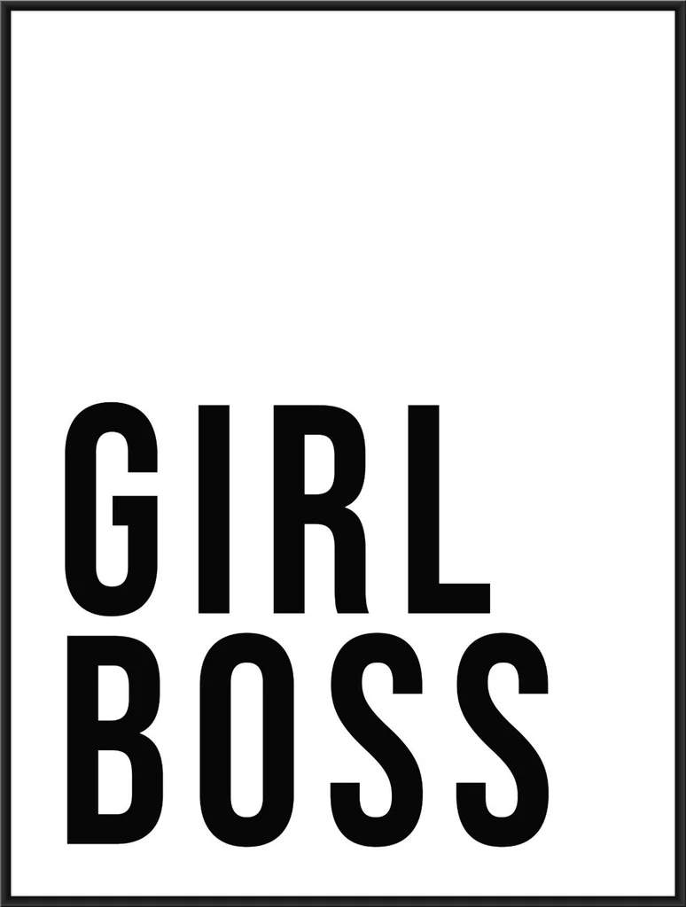 A motivational text design with words about women's empowerment and confidence displayed prominently.