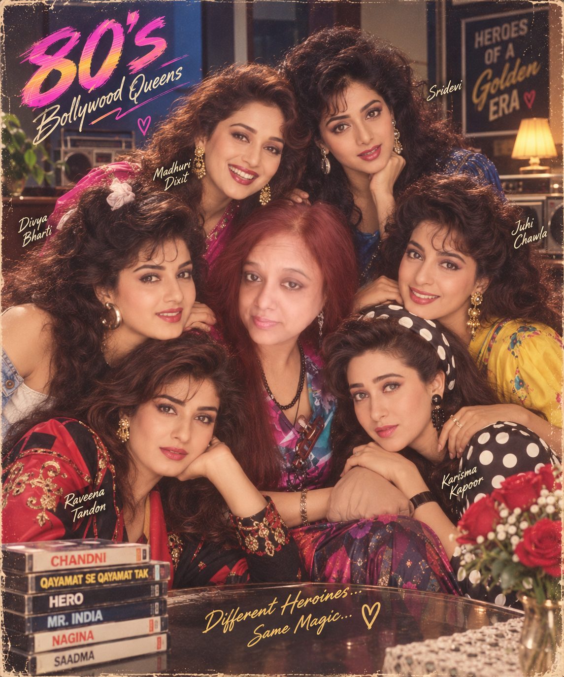 80s Bollywood Queens Different Heroines | Film | Munmun Dutta | YESODI