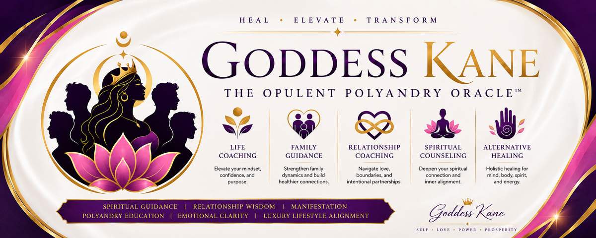 Goddess Kane | The Opulent Polyandry Oracle™ | Luxury Relationship & Fertility Consultant | Bellevue