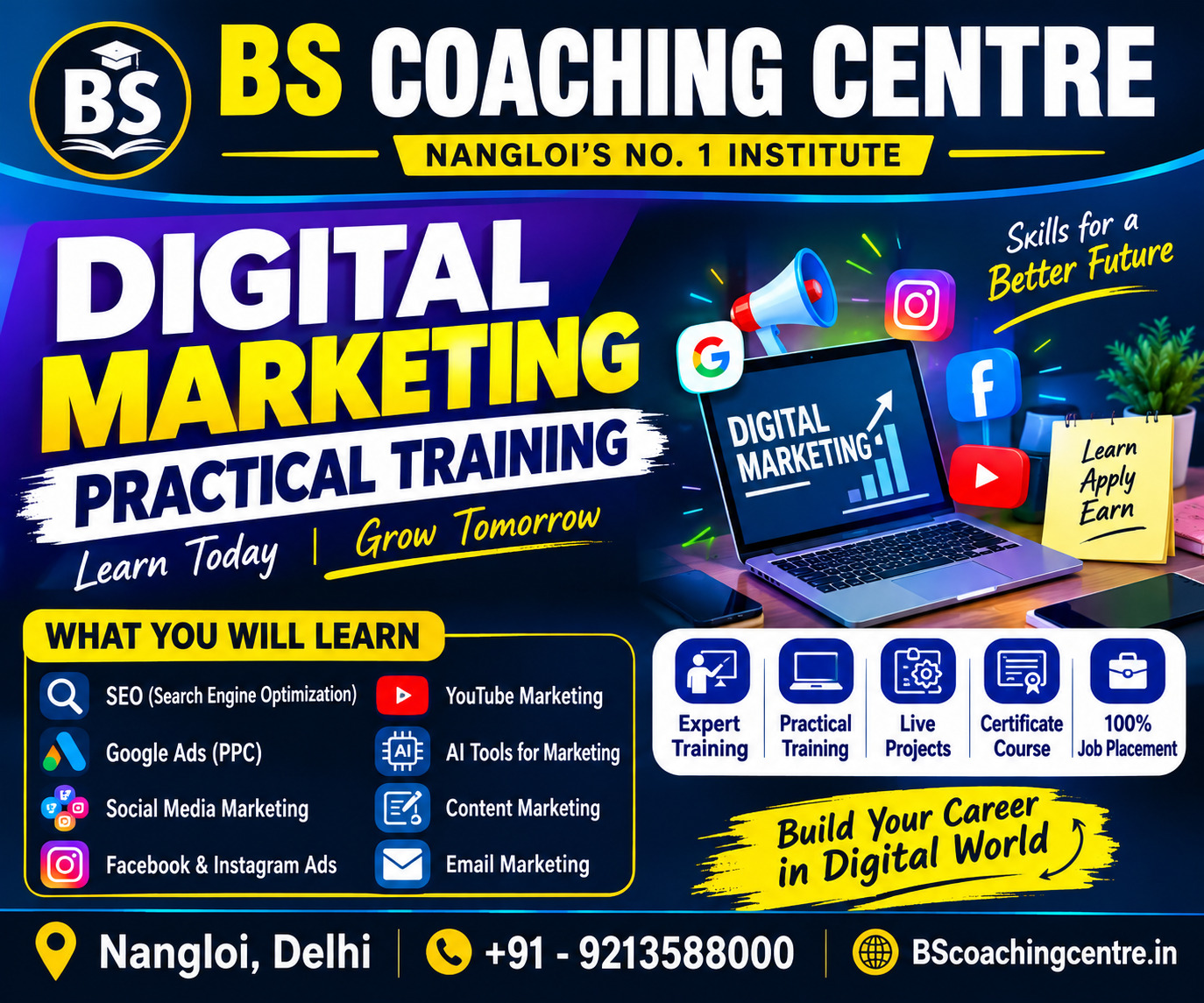 BS Coaching Centre | Government Exam Coaching & Computer Courses | Delhi