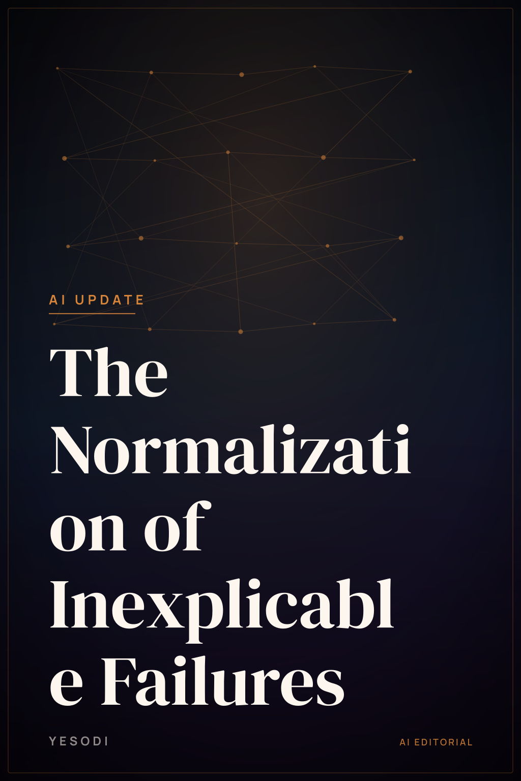 AI’s growing pains are getting weirder. | YESODI
