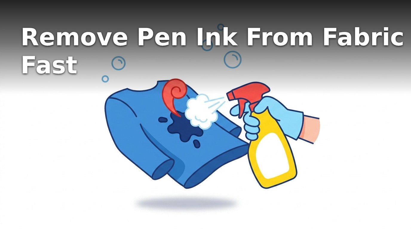 Remove Pen Ink From Fabric Fast | YESODI