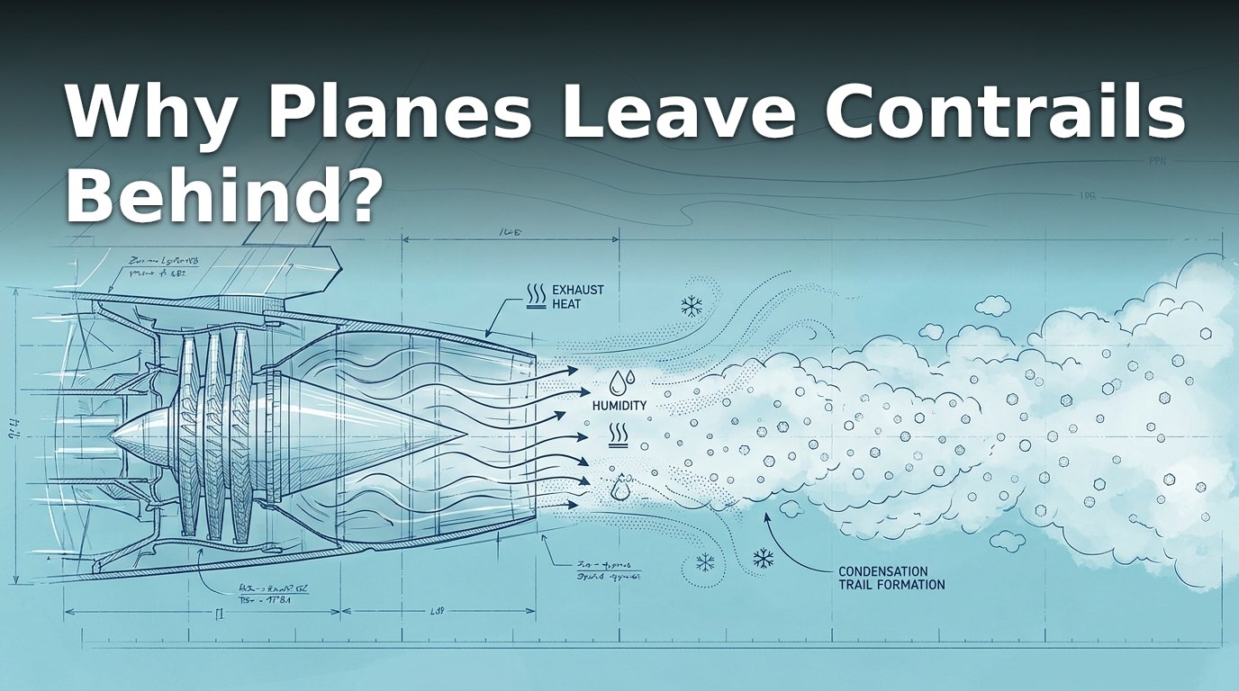 Why Planes Leave Contrails Behind? | YESODI