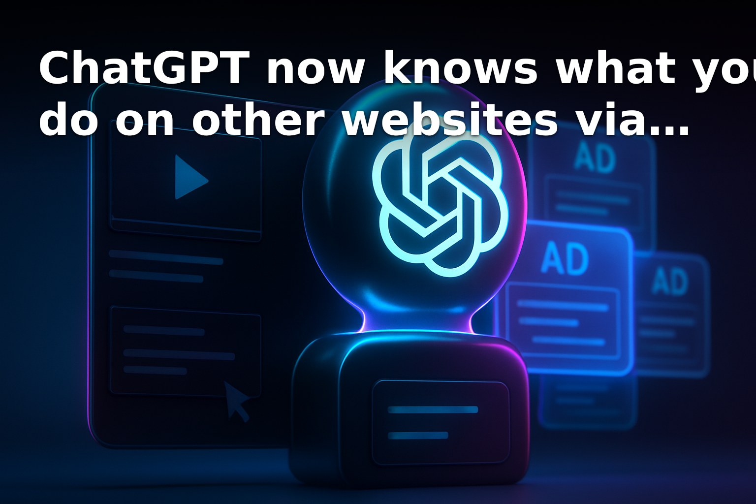 ChatGPT is now picking up data about your browsing on other sites through | YESODI