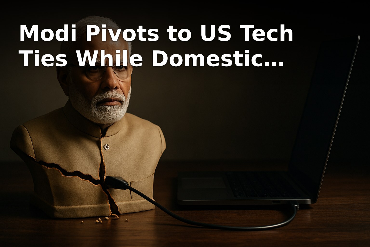 Modi Pivots to US Tech Ties While Domestic Legitimacy Fractures