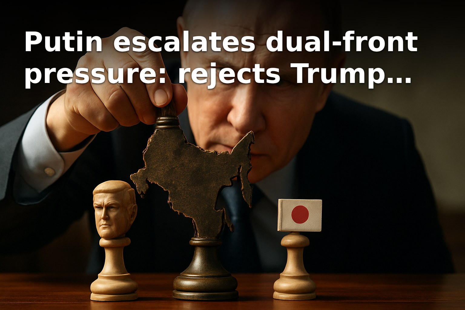 Putin escalates dual-front pressure: rejects Trump, seizes Japanese territory